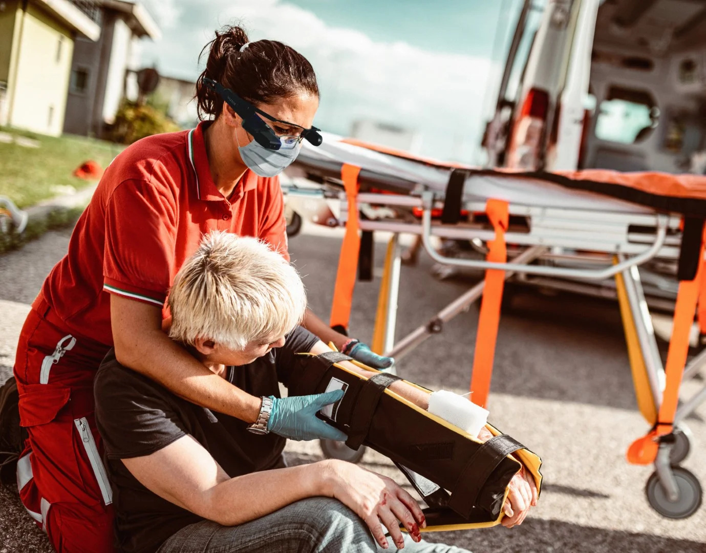 Vuzix M4000 in Medical Use - Paramedic